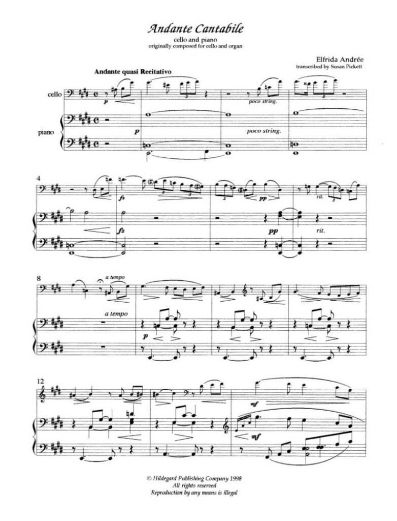 Nineteenth Century Music for Cello and Piano