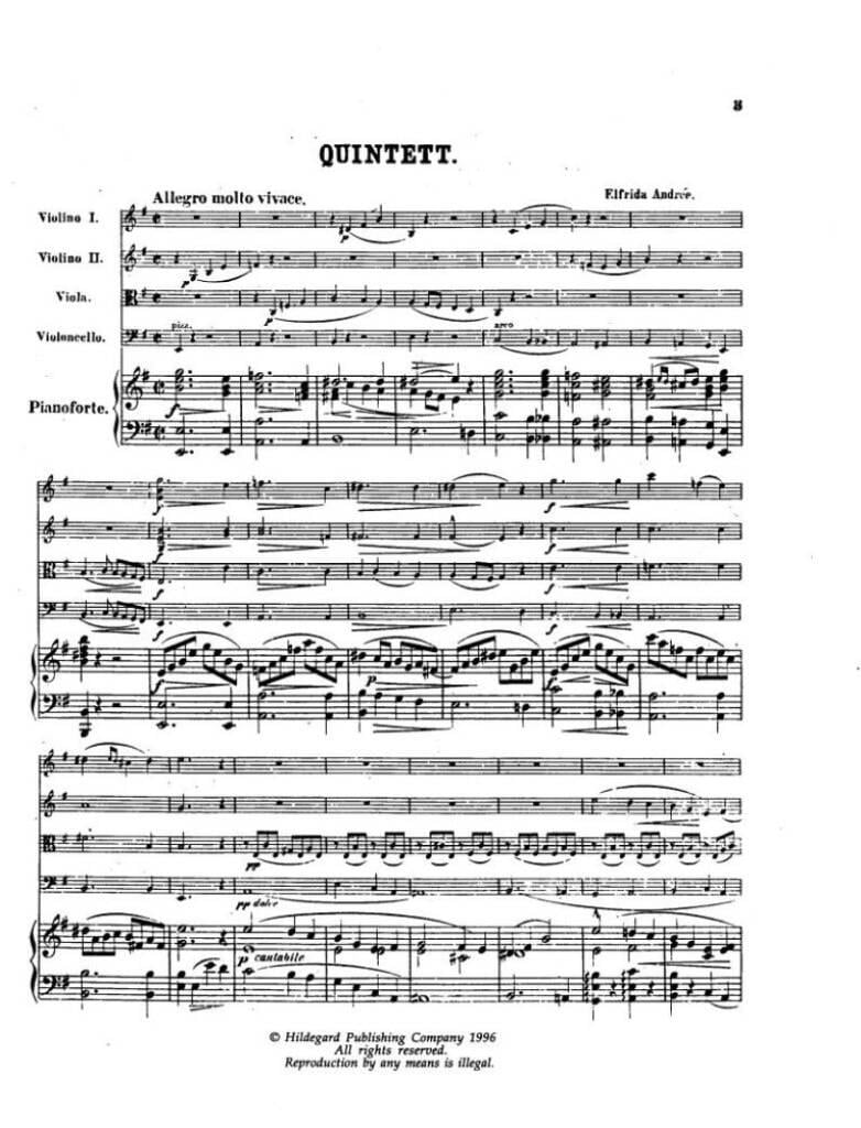 Piano Quintet In E Minor