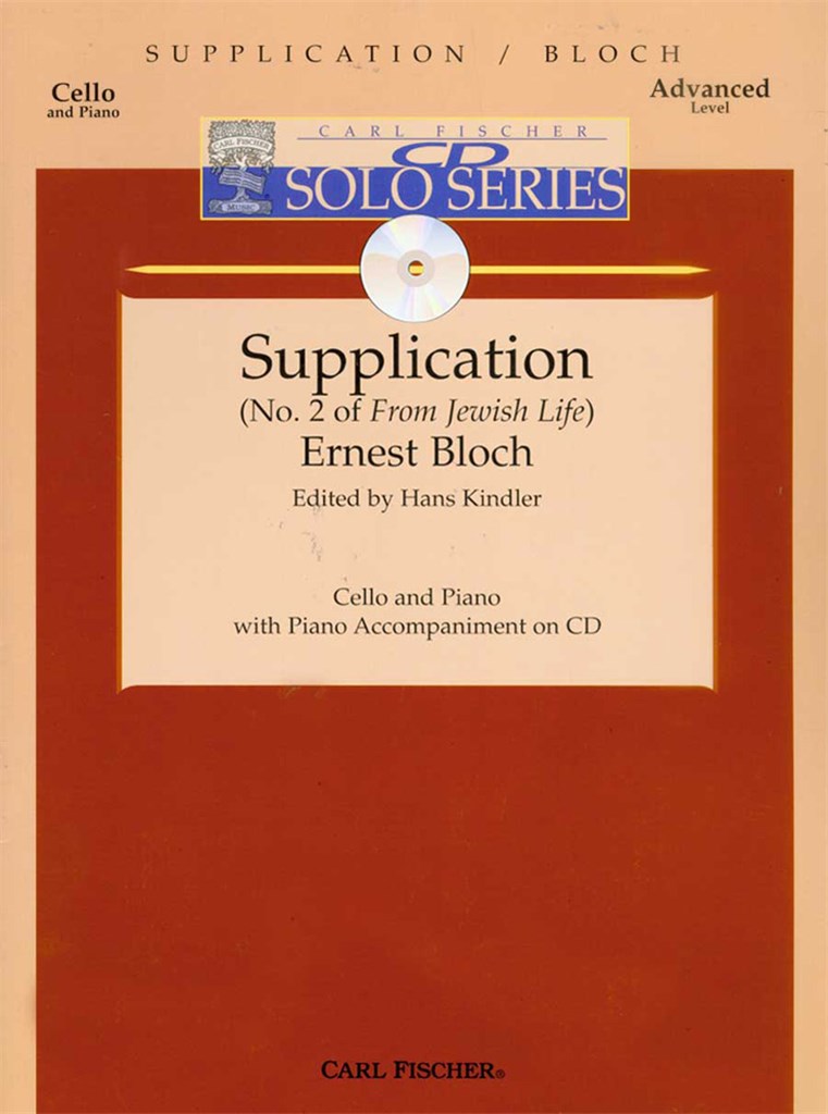 Supplication (No. 2 of 'From Jewish Life')