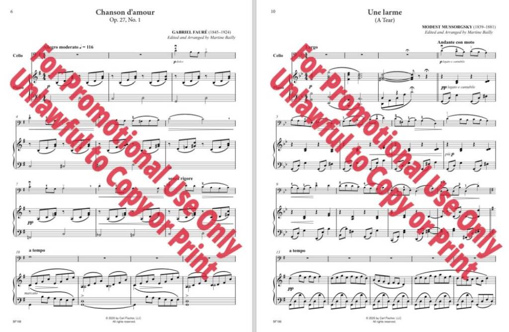 12 Lyrical Classics for Cello