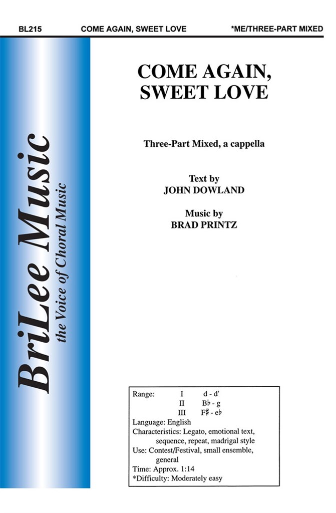 Come Again, Sweet Love