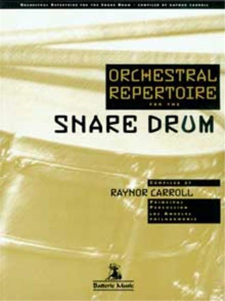 Orchestral Repertoire For Bass Drum/Cymbals
