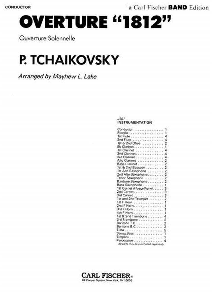 Overture '1812' (Overture Solennelle)