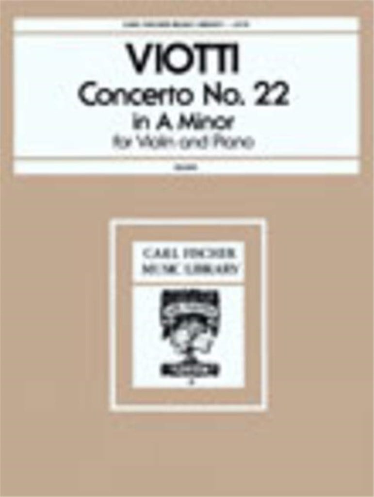 Concerto No. 22 In A Minor