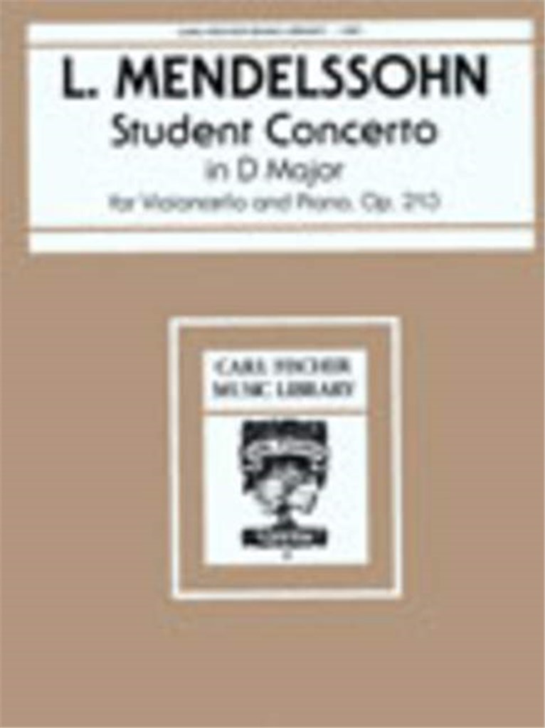 Student Concerto In D Major, Op. 213
