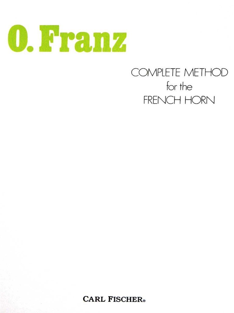 Complete Method French Horn