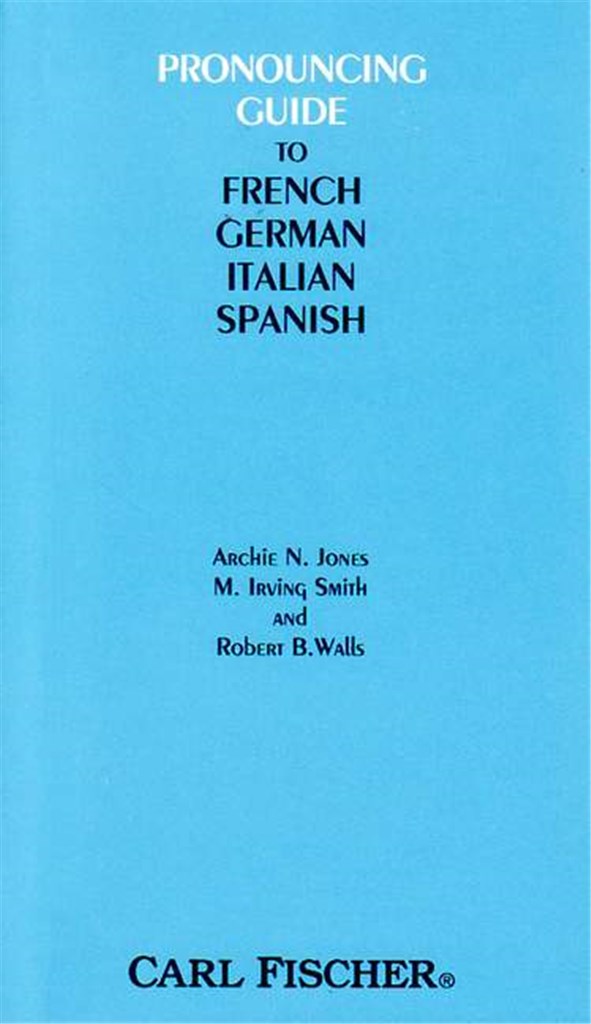 Pronouncing Guide