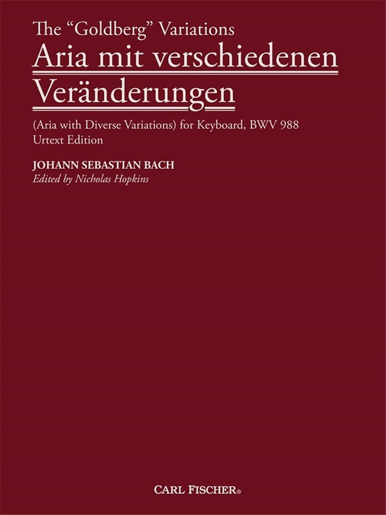 The Goldberg Variations, BWV 988