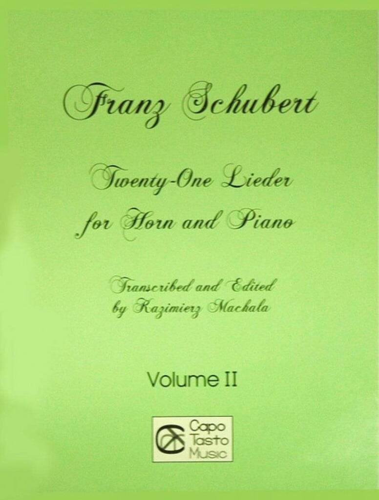 Twenty-One Lieder for Horn and Piano