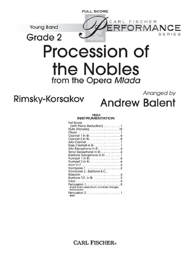 Procession Of The Nobles from 'Mlada'
