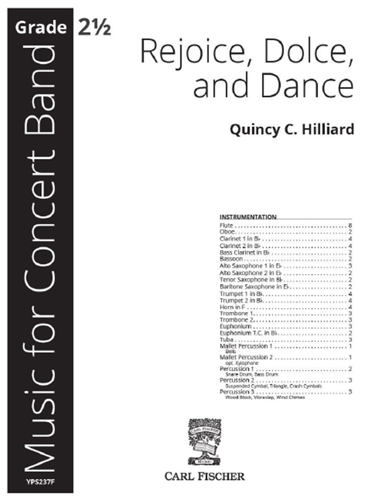 Rejoice, Dolce, and Dance