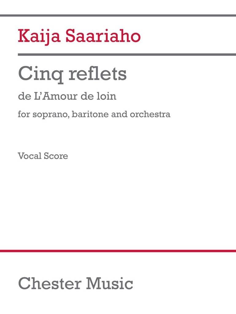 Cinq Reflets (Vocal Score)
