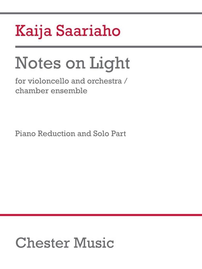 Notes on Light (Piano Reduction)