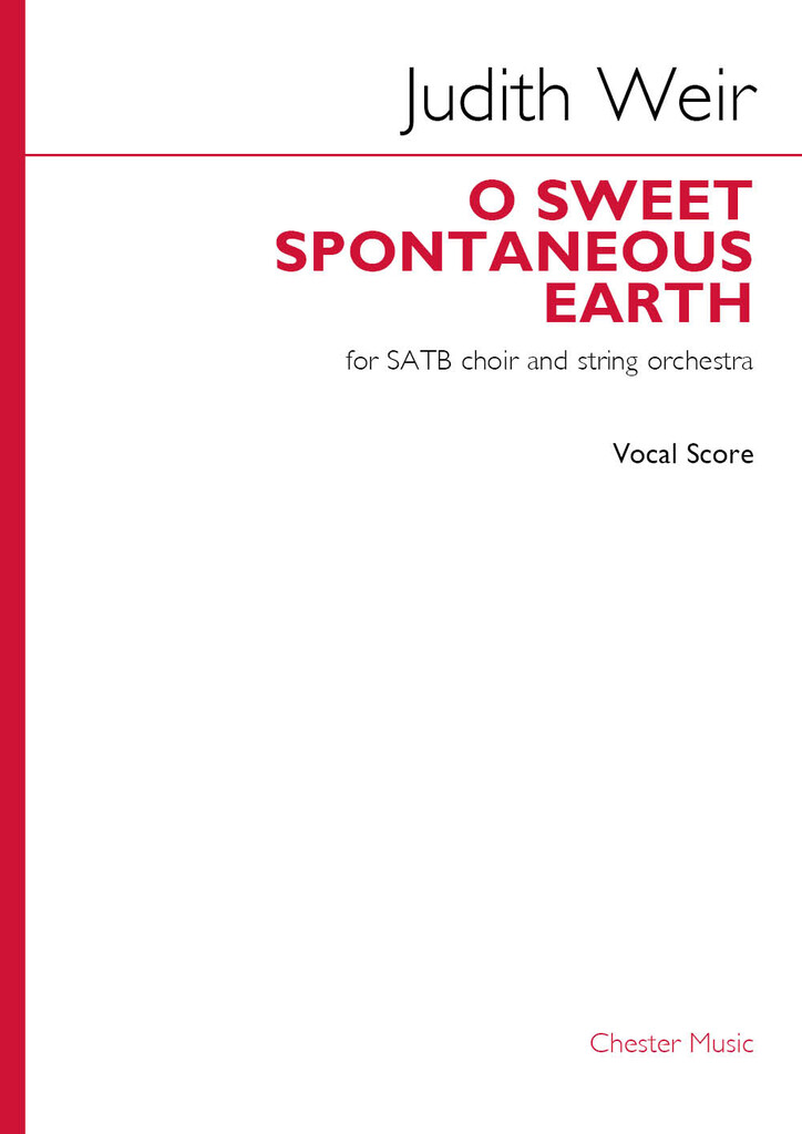 O Sweet Spontaneous Earth