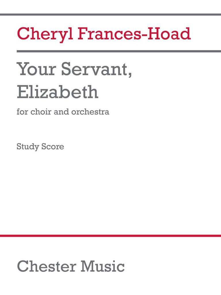 Your Servant, Elizabeth (Study Score)