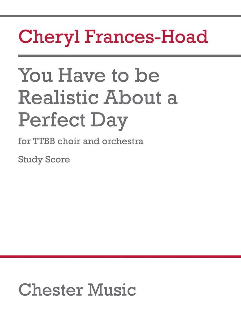 You Have to be Realistic About a Perfect Day