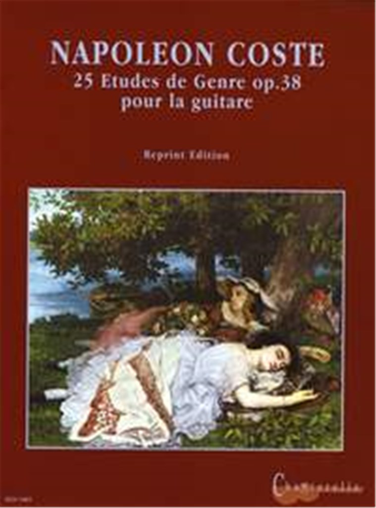 25 Etudes De Genre Op 38 For Guitar Solo