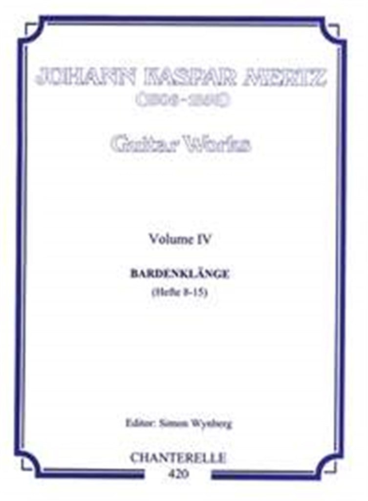 Mertz Guitar Works Vol 4 Op. 8/8-15