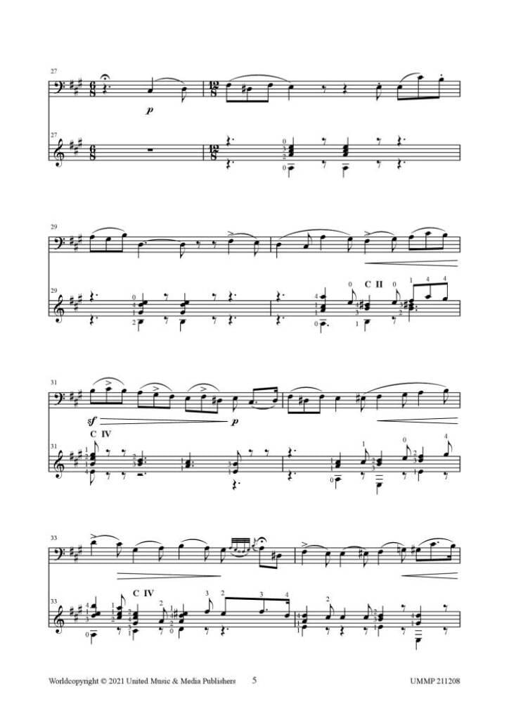 Fantasia Sonumbulla for Guitar and Double Bass