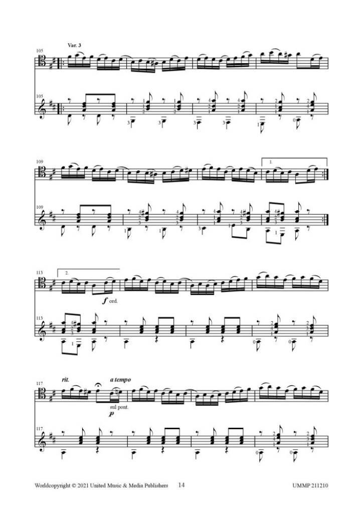 Dal Mosè in Egitto for Guitar and Double Bass