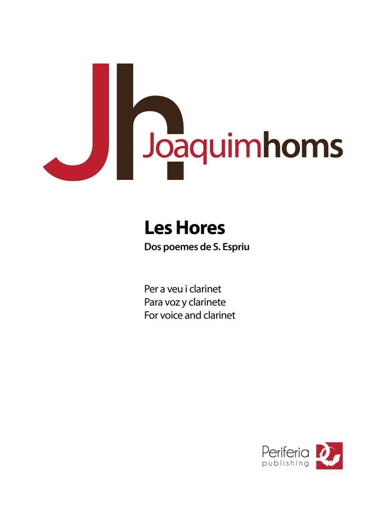 Les Hores: Dos poemes de S. Espriu