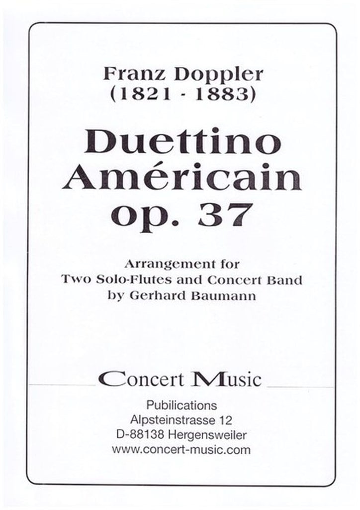Duettino Americain Op. 37