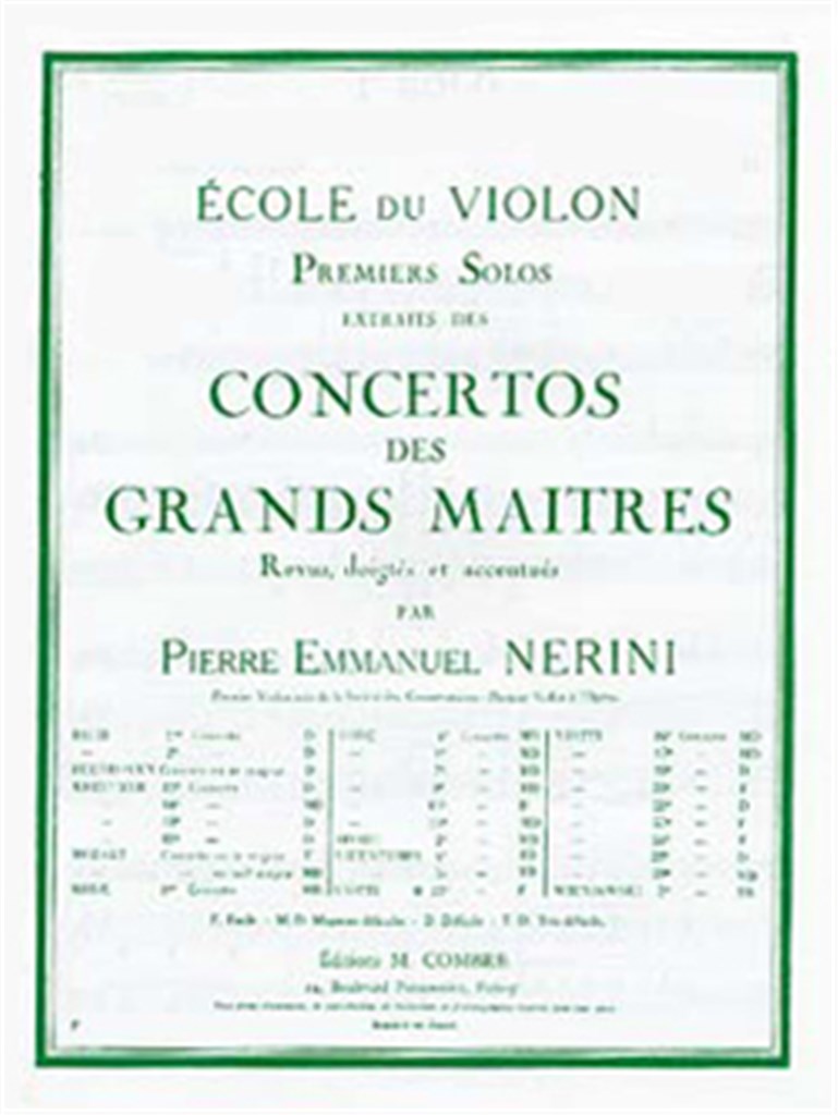 Solo n°1 du concerto n°13