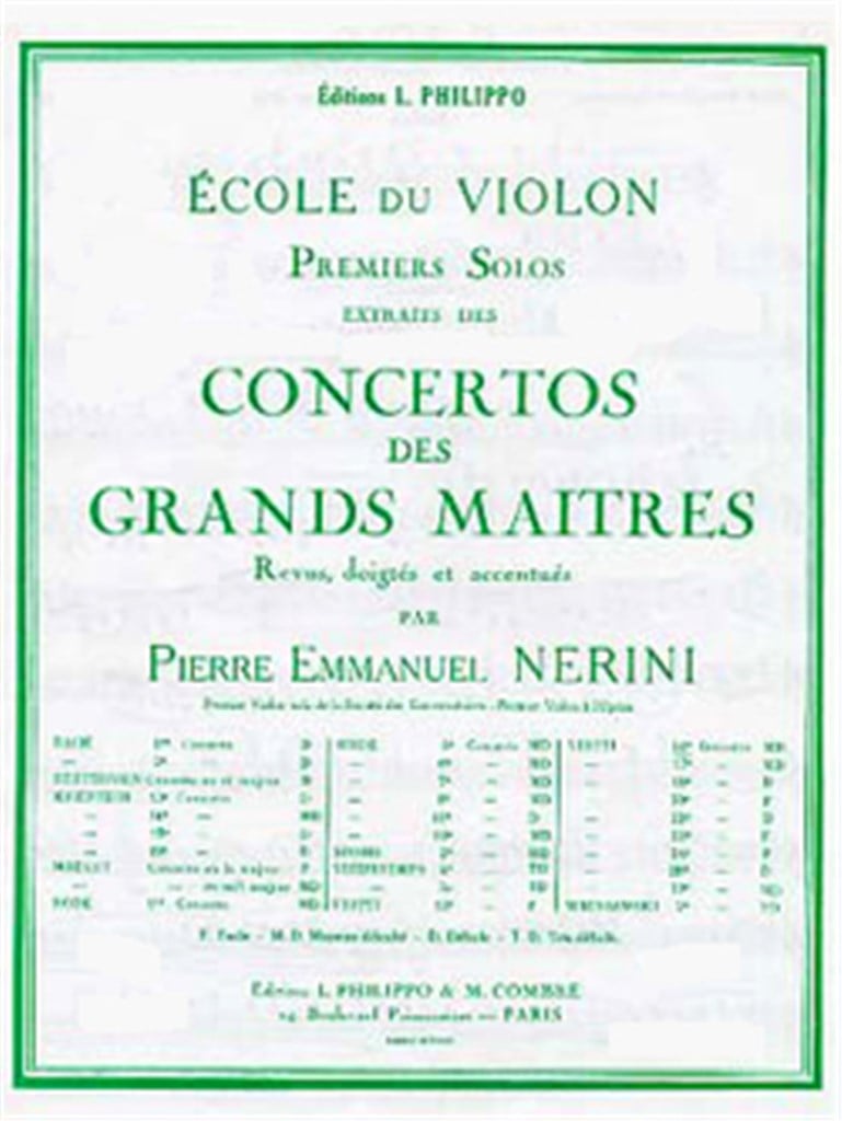Solo n°1 du concerto n°14