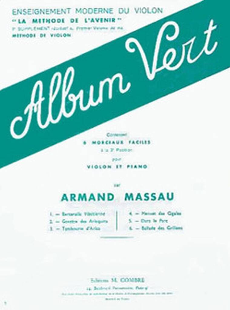 Album vert - 6 morceaux