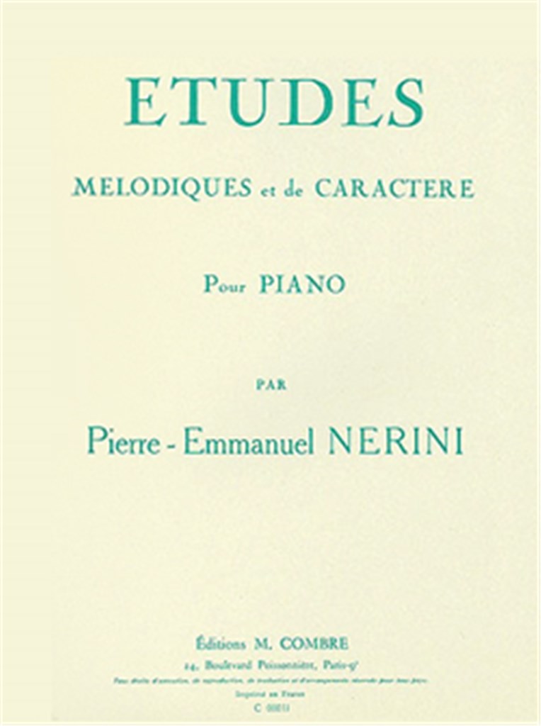 Etudes mélodiques et de caractère