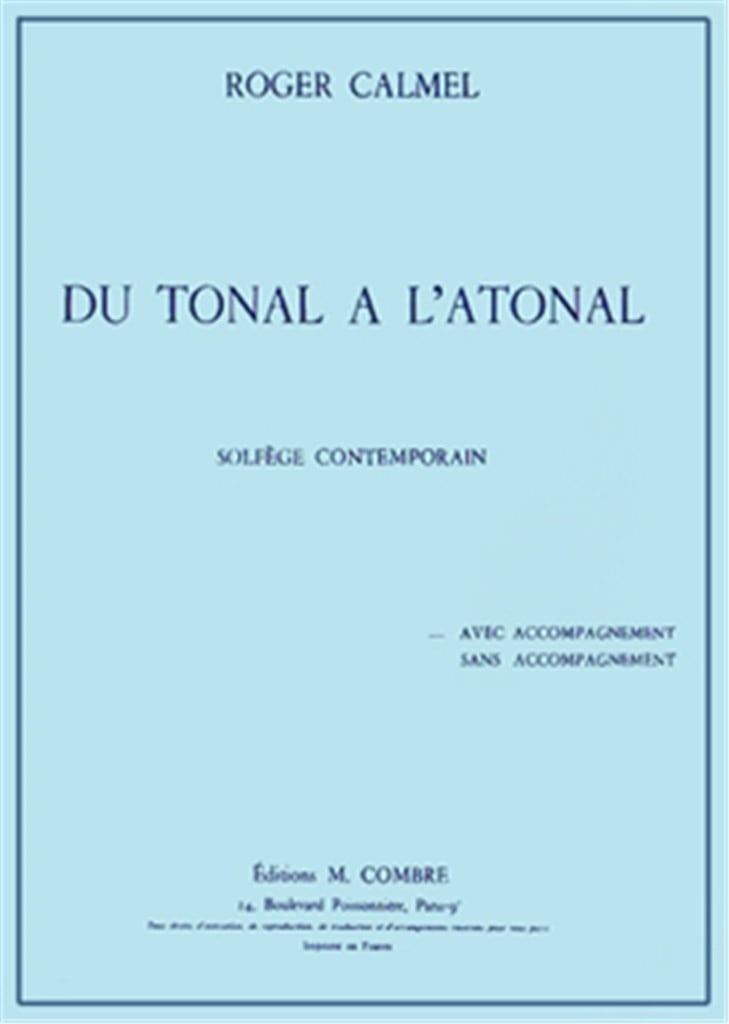 Du tonal à l'atonal avec accompagnement