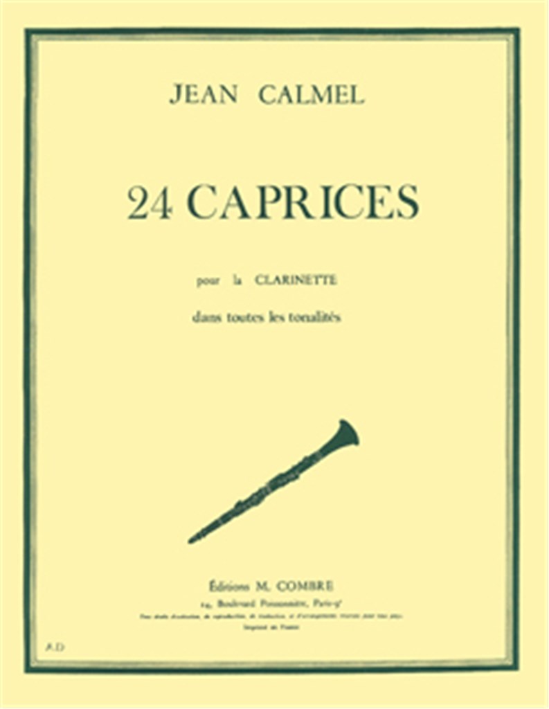 Caprices (24) dans toutes les tonalités