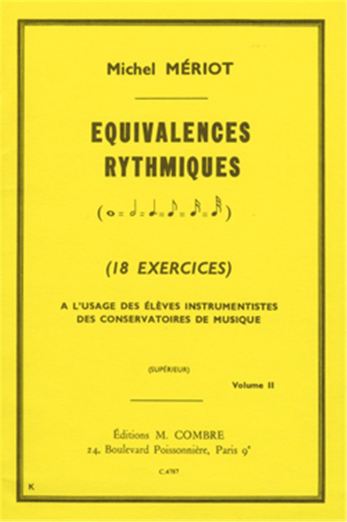 Equivalences rythmiques Vol.2