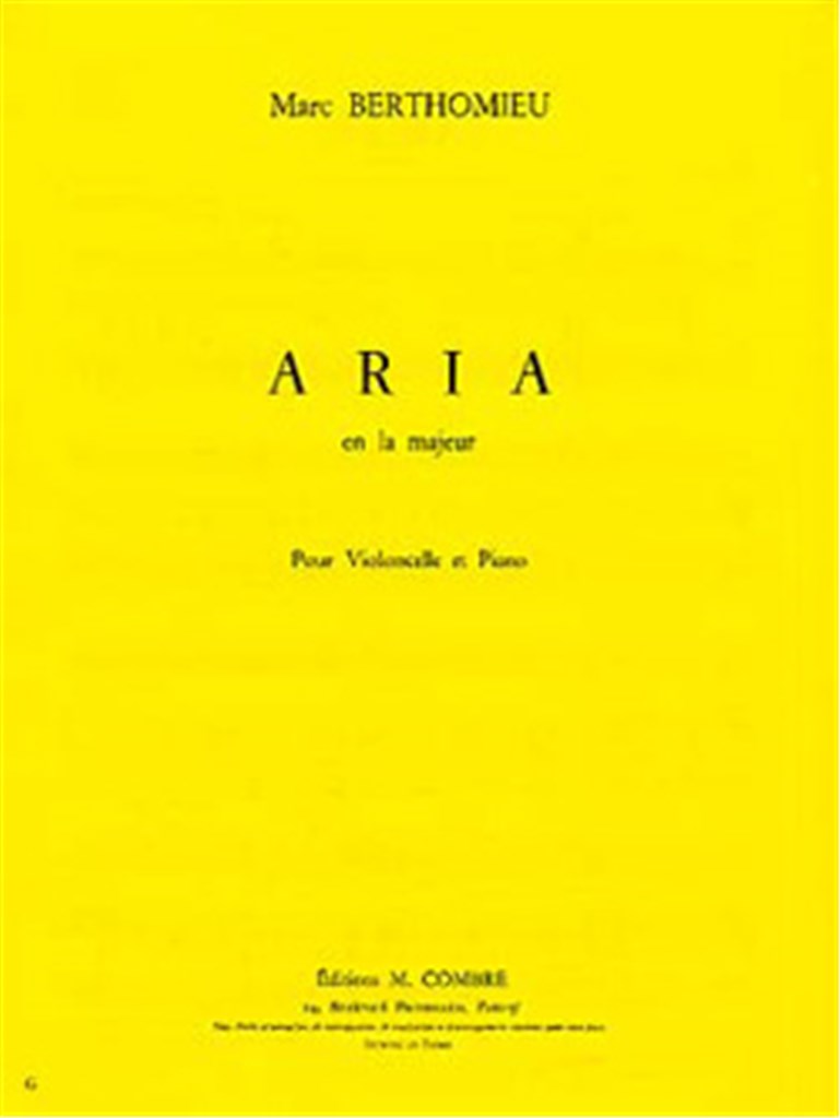 Aria en la maj.