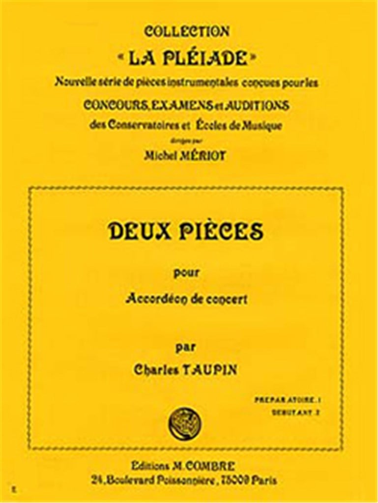 Pièces (2) : Révérence - Mélodie