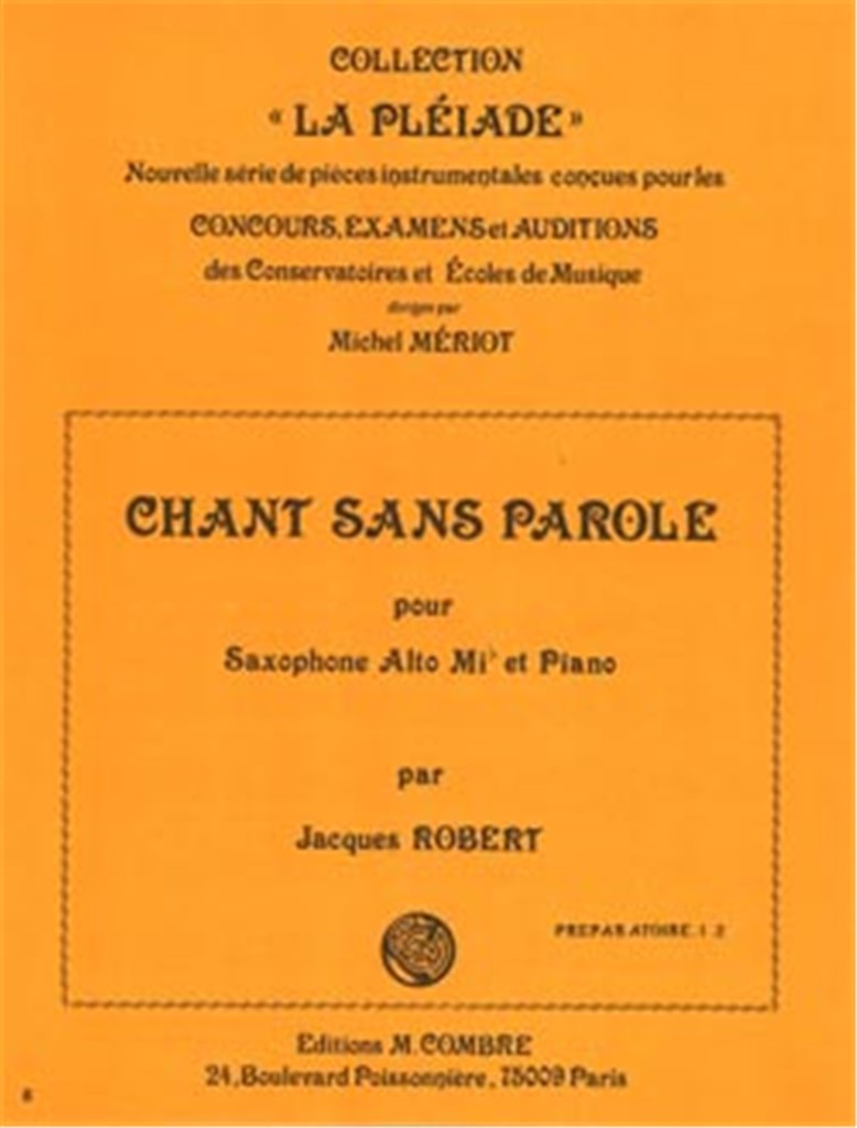 Chant sans parole