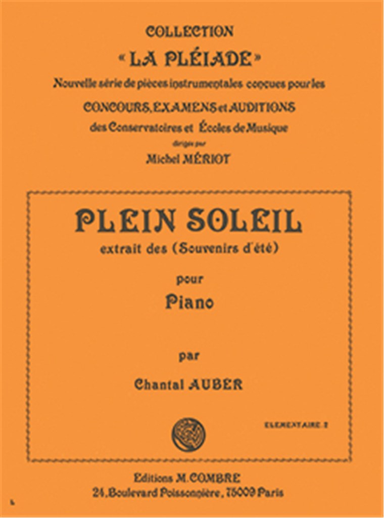 Plein soleil extr. des Souvenirs d'été