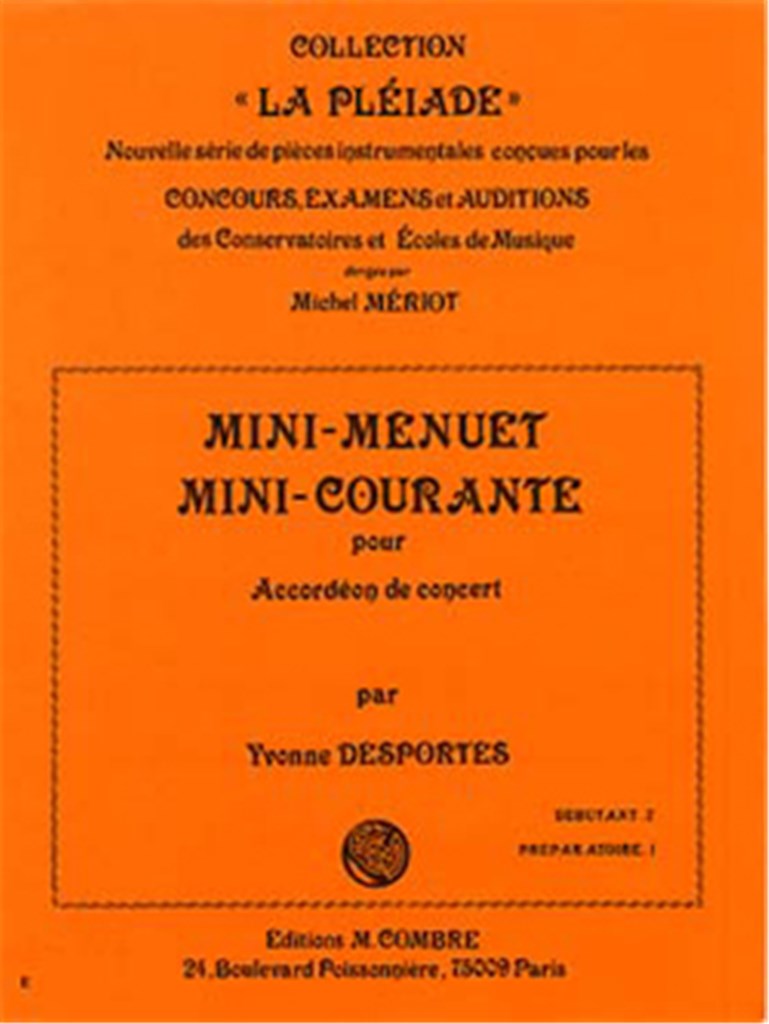 Mini menuet - mini courante