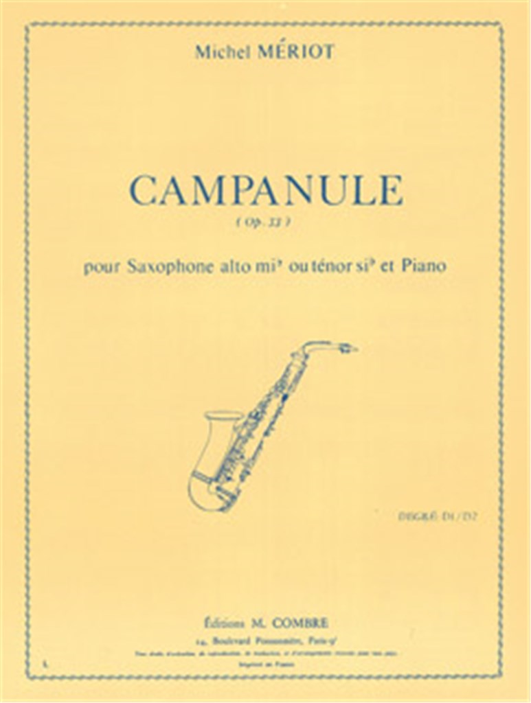 Campanule Op.33