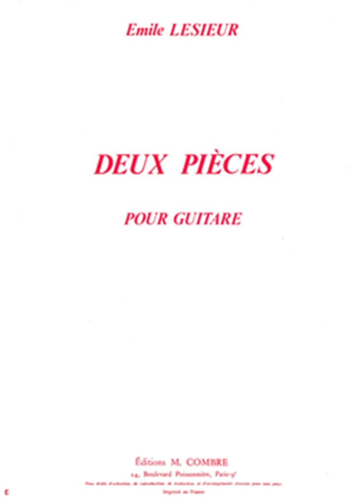 Pièces (2) : Tendresse - Petite marche