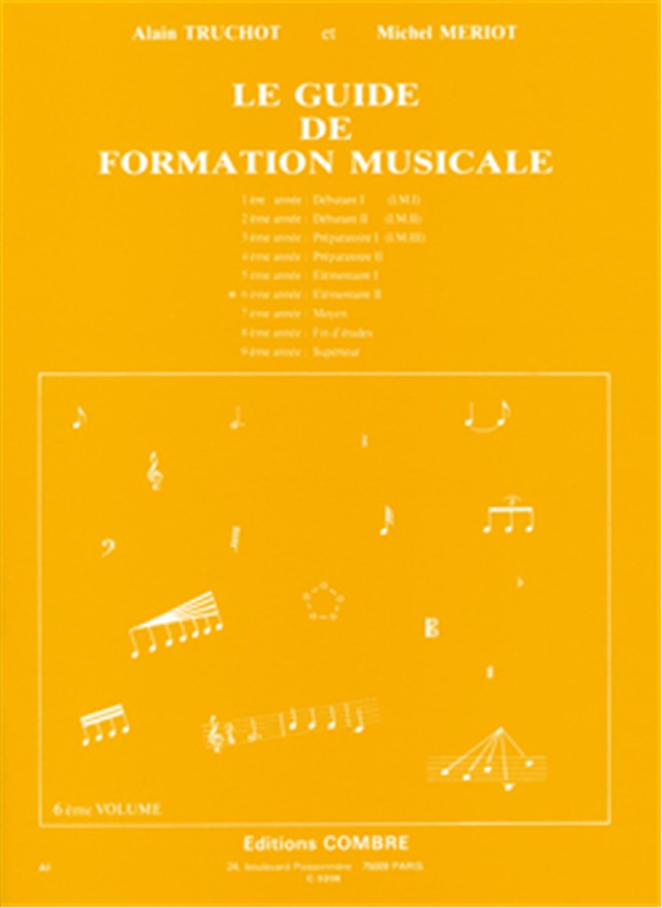 Guide de formation musicale Vol.6 - élémentaire 2