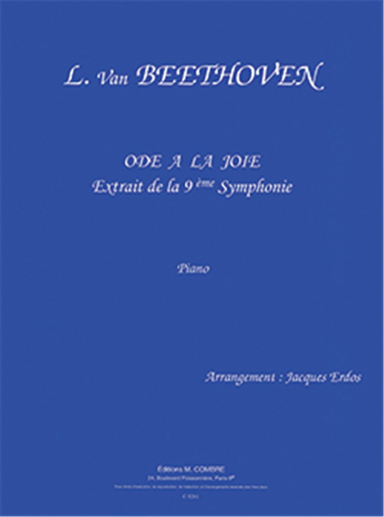 Ode à la joie extr. de la 9° symphonie