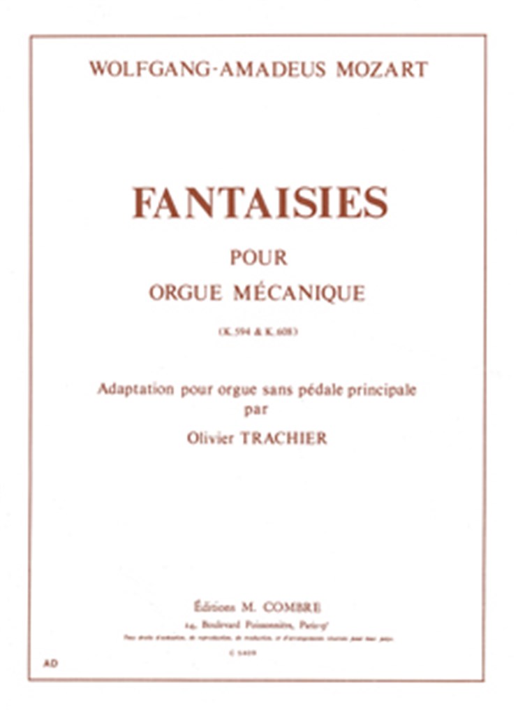 Fantaisies KV594 et KV608