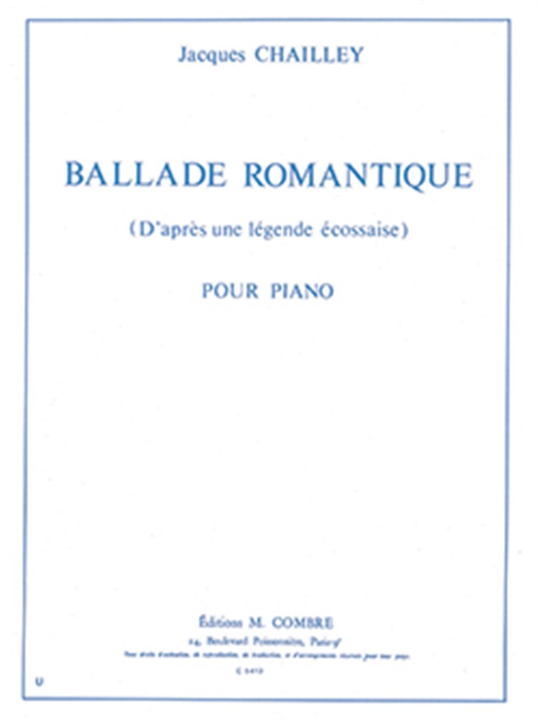 Ballade romantique (d'après une légende écossaise)