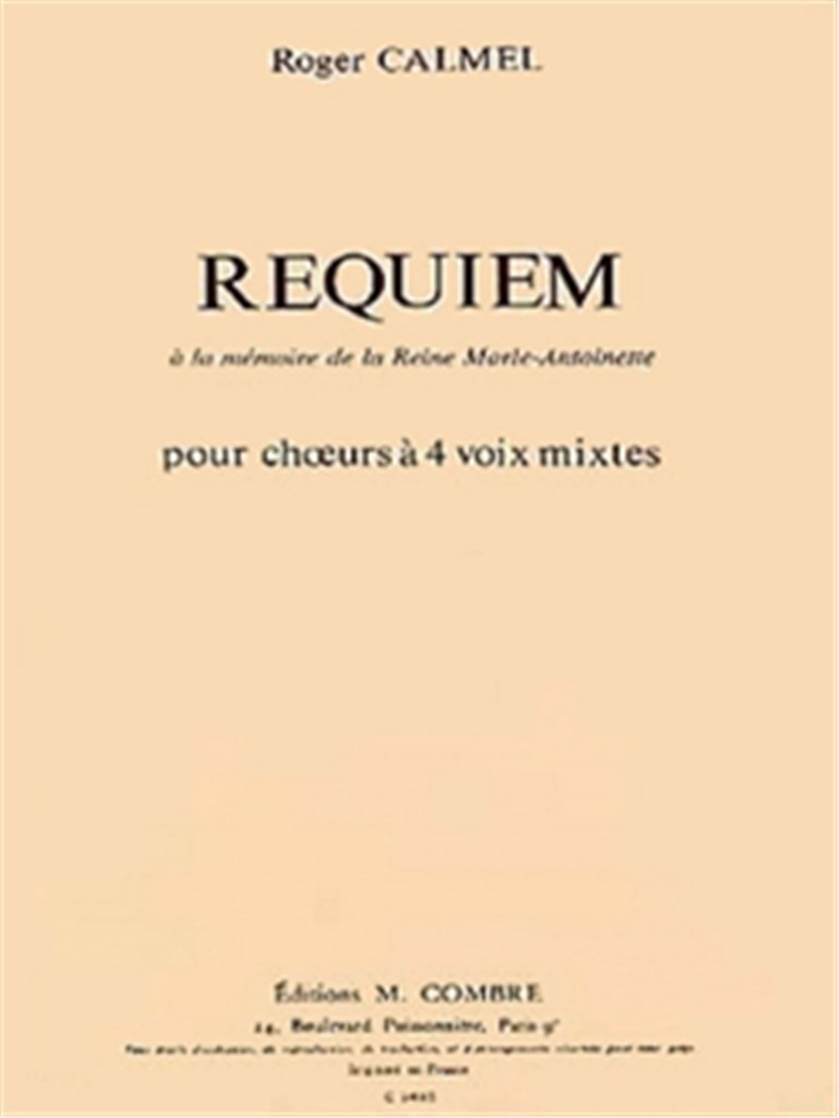 Requiem à la mémoire de Marie Antoinette