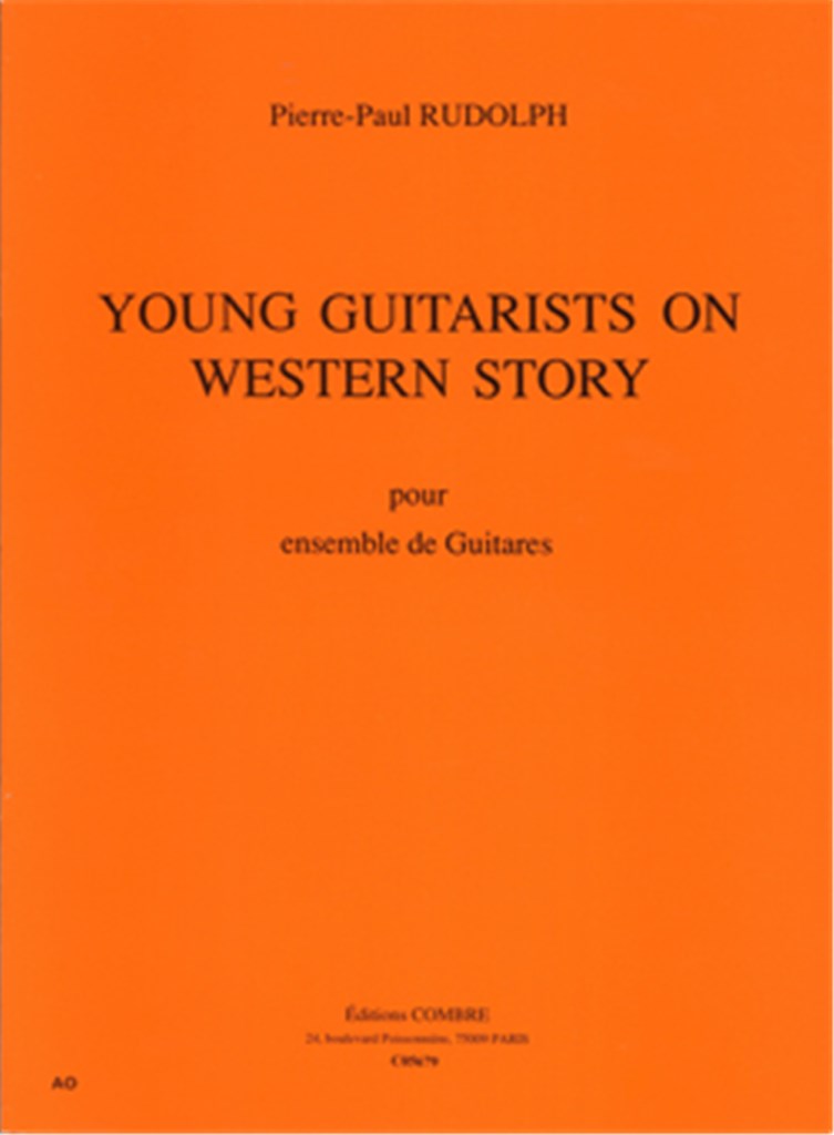 Young guitarists on western story