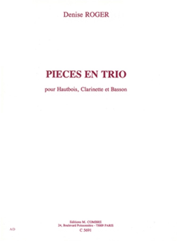 Pièces en trio