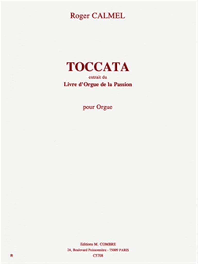 Toccata (du Livre d'orgue de la Passion)