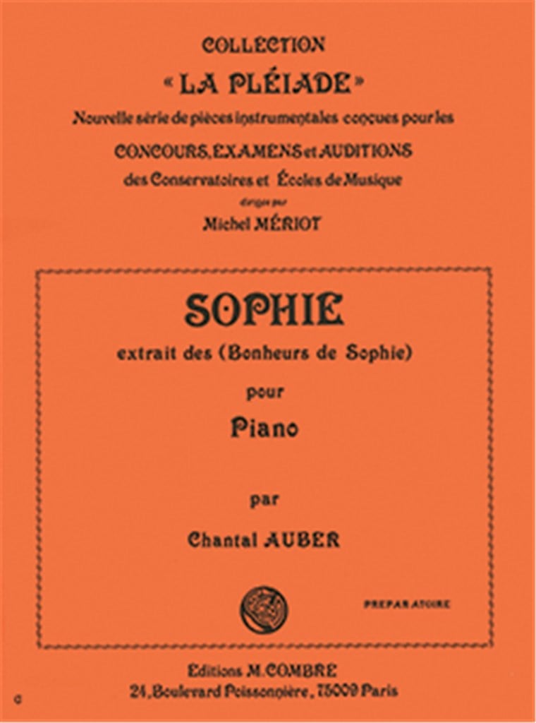Sophie extr. des Bonheurs de Sophie