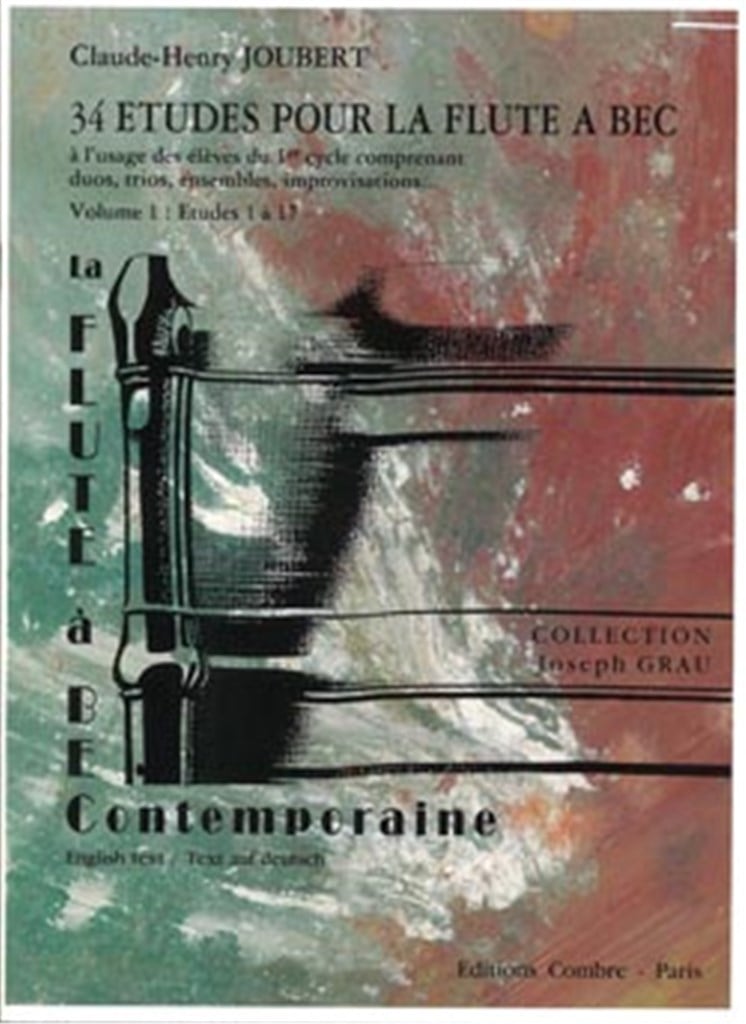 Etudes pour la flûte à bec (34) Vol.1 (1 à 17)